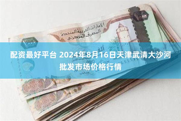 配资最好平台 2024年8月16日天津武清大沙河批发市场价格行情