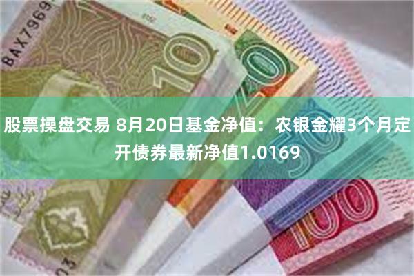 股票操盘交易 8月20日基金净值：农银金耀3个月定开债券最新净值1.0169