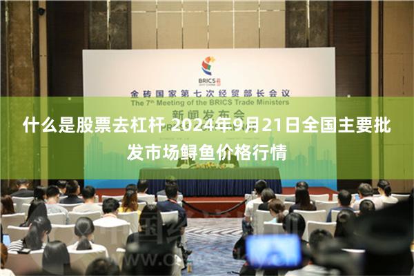 什么是股票去杠杆 2024年9月21日全国主要批发市场鲟鱼价格行情