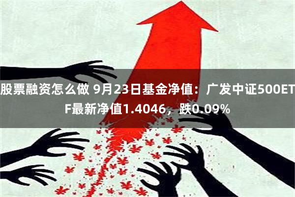 股票融资怎么做 9月23日基金净值：广发中证500ETF最新净值1.4046，跌0.09%