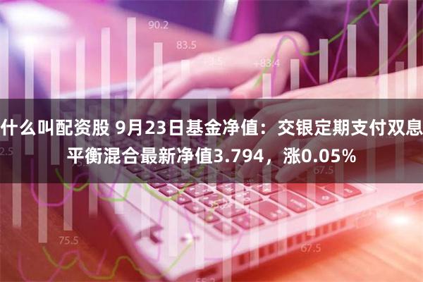 什么叫配资股 9月23日基金净值：交银定期支付双息平衡混合最新净值3.794，涨0.05%