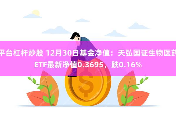 平台杠杆炒股 12月30日基金净值：天弘国证生物医药ETF最新净值0.3695，跌0.16%