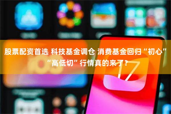 股票配资首选 科技基金调仓 消费基金回归“初心” “高低切”行情真的来了？